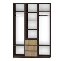 Спальня Флоренция (Венге/Дуб Крафт Золотой) в Троицке - troick.mebel24.online | фото 6