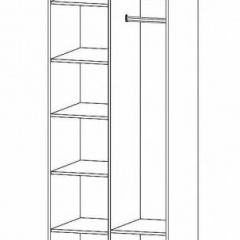 ГАММА Спальный гарнитур (модульный) дуб вотан в Троицке - troick.mebel24.online | фото 10