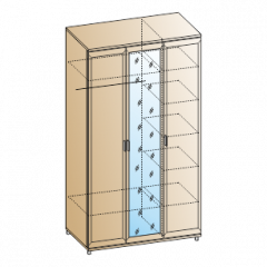 Спальня Мелисса композиция 3 (Акация Молдау) в Троицке - troick.mebel24.online | фото 4