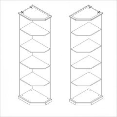 Спальня модульная Мишель (белый матовый/экокожа) в Троицке - troick.mebel24.online | фото 5