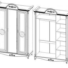 Спальный гарнитур Да Винчи (модульная) в Троицке - troick.mebel24.online | фото 8