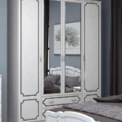 ЛАК Спальный гарнитур (модульный) белый в Троицке - troick.mebel24.online | фото 6
