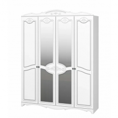 ЛОТОС Спальный гарнитур (модульный) белый лак в Троицке - troick.mebel24.online | фото 2