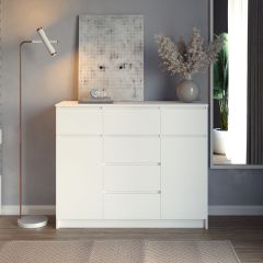 МОРИ Спальный гарнитур (белый) в Троицке - troick.mebel24.online | фото 13