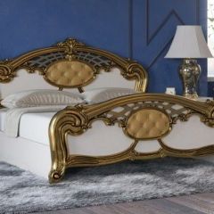 Спальный гарнитур Ольга (модульная) беж/золото в Троицке - troick.mebel24.online | фото 6