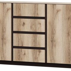 ПРАГА Спальный гарнитур Серия 3 (Дуб Делано/Дуб Венге) в Троицке - troick.mebel24.online | фото 8