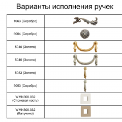 Спальный гарнитур Тиффани Premium слоновая кость/серебро в Троицке - troick.mebel24.online | фото 5