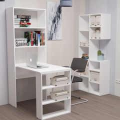 Стеллаж Элемент-1 (белый) в Троицке - troick.mebel24.online | фото 4