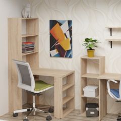 Стеллаж Элемент-1 (дуб сонома) в Троицке - troick.mebel24.online | фото 5