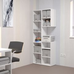 Стеллаж Элемент-2 (белый) в Троицке - troick.mebel24.online | фото 3