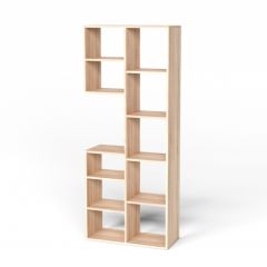 Стеллаж Элемент-2 (дуб сонома) в Троицке - troick.mebel24.online | фото