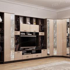 Стенка Сабина (модульная) венге/дуб белфорт в Троицке - troick.mebel24.online | фото 3