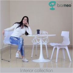 Стол Barneo T-3 Tulip style (RAL9003 белый, D90) в Троицке - troick.mebel24.online | фото 6