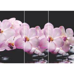 Стол Бостон-3 (Розовая Орхидея) 1100/1420*700, опора Брифинг в Троицке - troick.mebel24.online | фото 2