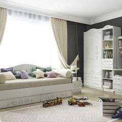 KI-KI СТД1070.1 Стол письменный (белый/белое дерево) в Троицке - troick.mebel24.online | фото 3