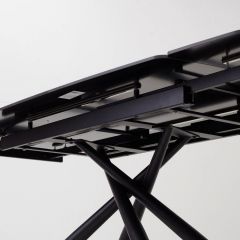 Стол RIVOLI 140 MATT BLACK MARBLE SOLID CERAMIC / BLACK, ®DISAUR в Троицке - troick.mebel24.online | фото 5