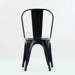 Стул Barneo N-240 Tolix (RAL9017 Черный) в Троицке - troick.mebel24.online | фото 3