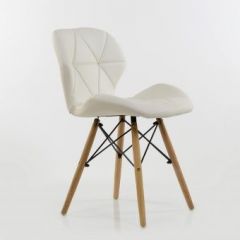Стул Barneo N-42 Perfecto PU белый в Троицке - troick.mebel24.online | фото 2