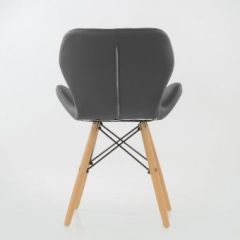 Стул Barneo N-42 Perfecto PU серый в Троицке - troick.mebel24.online | фото 3