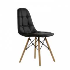 Стул Barneo N-43 Pulsante PU черный в Троицке - troick.mebel24.online | фото