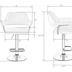 Стул барный DOBRIN CHARLY LM-5019 (красный) в Троицке - troick.mebel24.online | фото 2