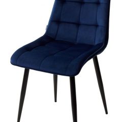 Стул CHIC BLUVEL-86 NAVY BLUE / черный каркас М-City в Троицке - troick.mebel24.online | фото