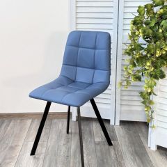 Стул CHILLI-Q SQUARE Oracul 795 Синий, экокожа PU / черный каркас, М-City в Троицке - troick.mebel24.online | фото 6