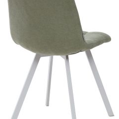 Стул CHILLI SQUARE UF860-11B мятный, ткань/ белый каркас М-City в Троицке - troick.mebel24.online | фото 2