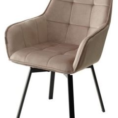 Стул MAVERICK 360 град. поворот. BLUVEL-40 BEIGE/ черный каркас, М-City в Троицке - troick.mebel24.online | фото