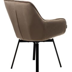 Стул MAVERICK 360 град. поворот. BLUVEL-40 BEIGE/ черный каркас, М-City в Троицке - troick.mebel24.online | фото 2