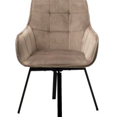 Стул MAVERICK 360 град. поворот. BLUVEL-40 BEIGE/ черный каркас, М-City в Троицке - troick.mebel24.online | фото 3