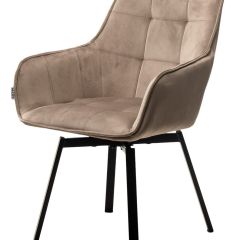 Стул MAVERICK 360 град. поворот. BLUVEL-40 BEIGE/ черный каркас, М-City в Троицке - troick.mebel24.online | фото 4
