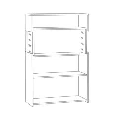 Трувор Комод с витриной 13.306 в Троицке - troick.mebel24.online | фото 2