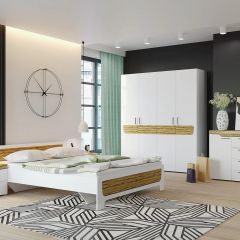 Тумба Милана (Белый/Сосна Гранд) в Троицке - troick.mebel24.online | фото 2