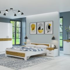 Тумба Милана (Белый/Сосна Гранд) в Троицке - troick.mebel24.online | фото 3