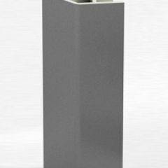 Угловое соединение для цоколя 135 гр. h150 мм (Алюминий, Белый, Черный, Сономаый) в Троицке - troick.mebel24.online | фото 1