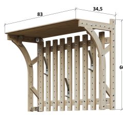 Вешалка Конструктор Арт.В830-1 в Троицке - troick.mebel24.online | фото 2