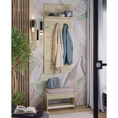 Вешалка с сиденьем НКМ Эдем-1 в Троицке - troick.mebel24.online | фото 3