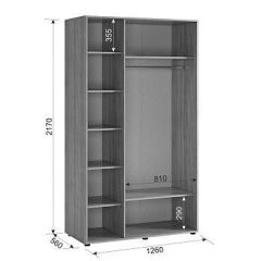 ЗАРА Шкаф 3-х створчатый 2 в Троицке - troick.mebel24.online | фото 2