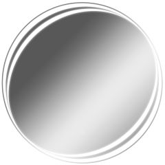 Зеркало Берг 700х700 с подсветкой Домино (GL7055Z) в Троицке - troick.mebel24.online | фото