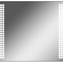 Зеркало Cosmo 90 black с подсветкой Sansa (SC1051Z) в Троицке - troick.mebel24.online | фото