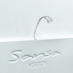 Зеркало Gia 75 white с подсветкой Sansa (SGa1044Z) в Троицке - troick.mebel24.online | фото 5