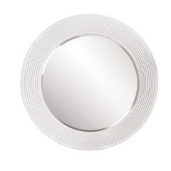 Зеркало круглое белый (РМ/02(S) в Троицке - troick.mebel24.online | фото 1
