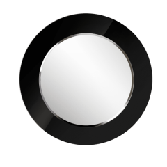 Зеркало круглое черный (РМ/02) в Троицке - troick.mebel24.online | фото 1