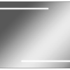 Зеркало Ray 100 black с подсветкой Sansa (SR1035Z) в Троицке - troick.mebel24.online | фото