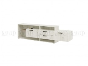 АЛТЕЯ Тумба ТВ (Дуб крафт белый) в Троицке - troick.mebel24.online | фото 1