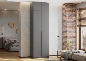 Антресоль 800 «ШК-5» Графит серый в Троицке - troick.mebel24.online | фото 4
