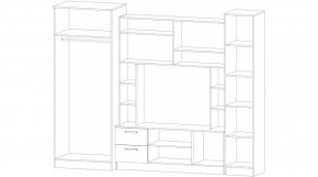 АВРОРА Гостиная (анкор светлый) в Троицке - troick.mebel24.online | фото 2