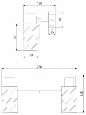 Бра Eurosvet Fente 20090/2 белый/хром в Троицке - troick.mebel24.online | фото 5