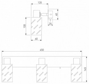 Бра Eurosvet Fente 20090/3 белый/хром в Троицке - troick.mebel24.online | фото 5